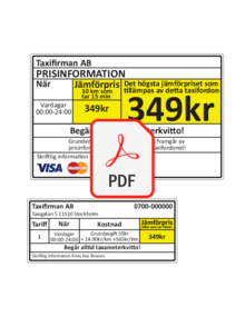 PDF-dokument med grundlayout om du själv vill designa upp prislistan.