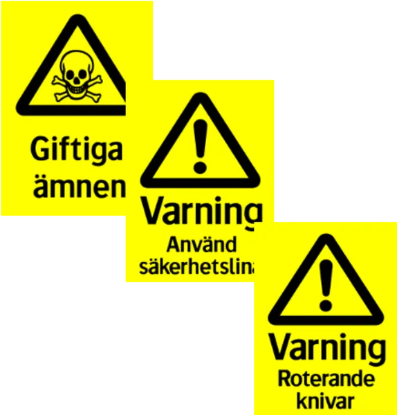 Kategoribild för Varning