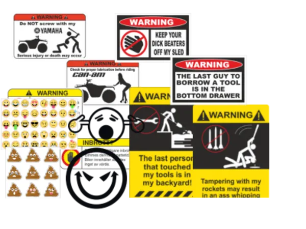 Kategoribild för Roliga dekaler