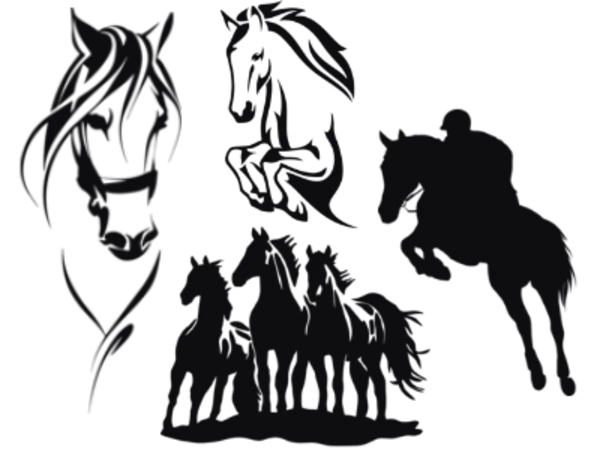 Kategoribild för Hästmotiv