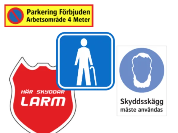 Kategoribild för Varningsdekaler