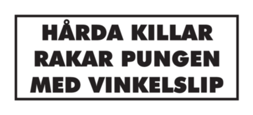 Hårda killar rakar pungen med vinkelslip