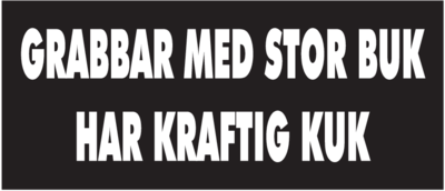 grabbar med stor buk har kraftig kuk