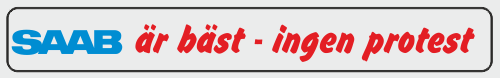 saab är bäst ingen protest