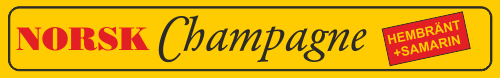 Norsk champange hembränt och samarin