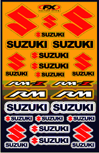 Dekalark 300x460mm. Logotyperna är stansade efter den vita tunna linjen.