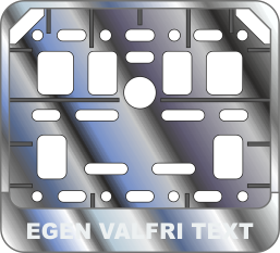 Passar ENDAST VÅRA skyltar med måtten 190x150mm, och 140x114mm. Utrustad med snabbfäste för skylten. Texthöjden är ca 9mm. Priset avser max 30 bokstäver. Det är okej att upprepa ord. Vill du ha texten spegelvänd skriv