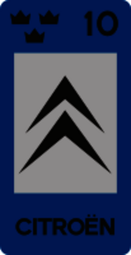 Skattemärke citroen