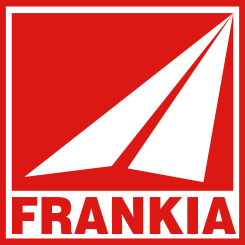 Datorskuren dekal Logo Frankia