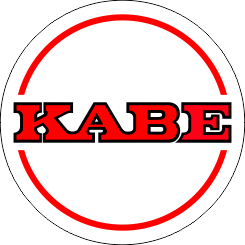 Printad rund  dekal Logo Kabe