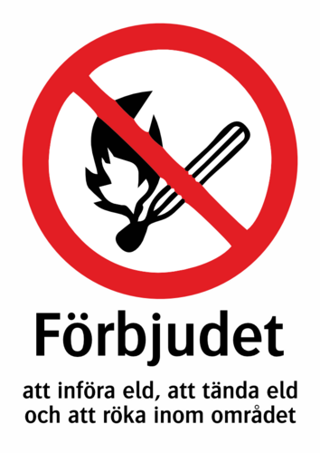 Förbjudet att införa eld