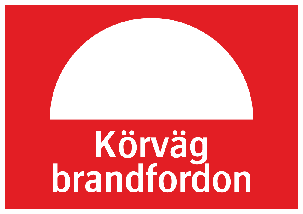 Körväg brandfordon