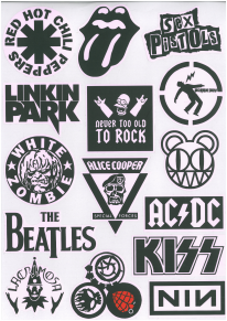 Dekalark 30x21cm. Blandade motiv på dekalark. dekalerna är utstansade. 