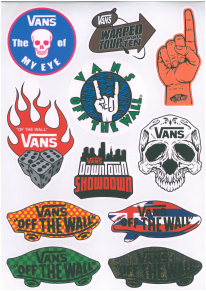 Dekalark 30x21cm. Blandade motiv på dekalark. dekalerna är utstansade. 