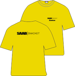 Svart tryck, T-shirt med tryck. 180gr kvalitétstshirt.