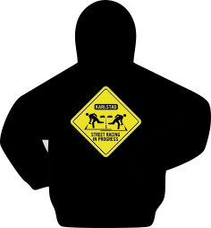 Hoodie. Atlanda Hood Black från Textilgrossisten.