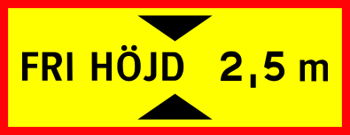 Storlek: 650 x 250 mm