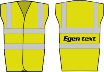 Reflexväst med egen text