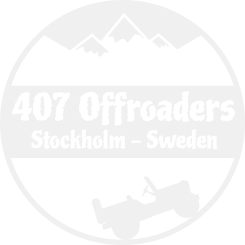 Inverterad logotyp för ljusa dekaler mot mörk bakgrund.