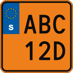 Specialskylt till Enduro. 100x100mm
Orange bakgrund, men går att få vit. Skriv dina önskemål i kommentarsfältet.