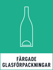 Glas - Färgade glasförpackningar