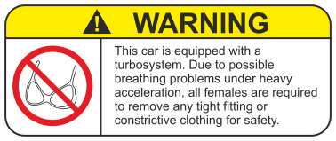 75x30mm Varningsdekal.