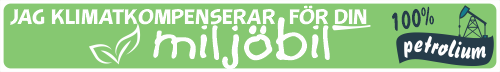 Jag klimatkompenserar för din miljöbil