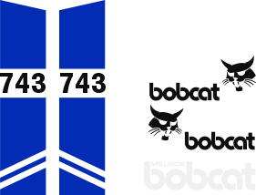 Dekalsats för Bobcat 743.