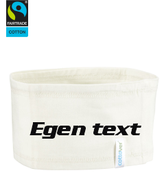 Ekologiskt pannband med egen text