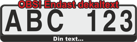 Detta är en text som passar på befintlig plastlist. Plastlisten ingår ej.