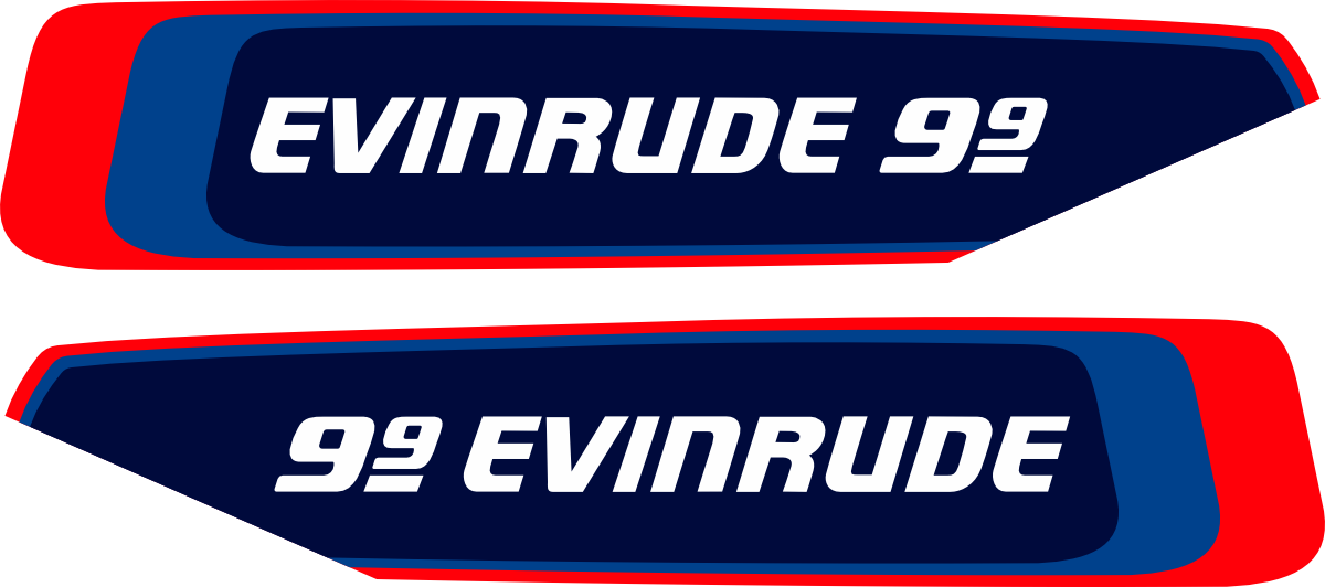 9.9 hk Dekaler till sidor av kåpa.