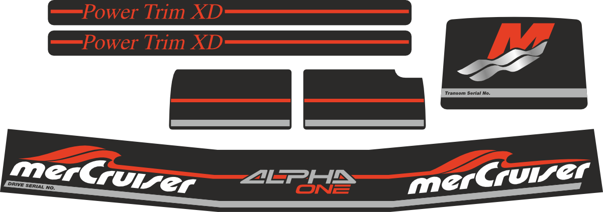 Alpha One Power Trim XD Komplett.