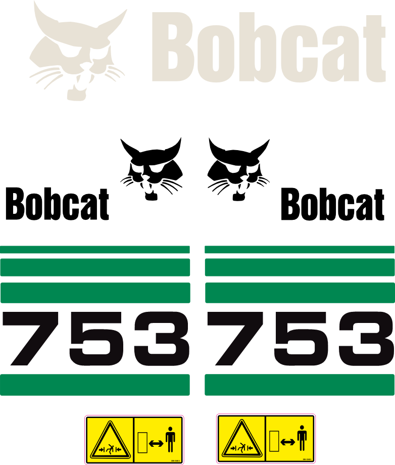 Dekalsats för Bobcat 753.