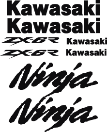 210x259mm Datorskuret dekalkit för minimotos. Går att få i valfri färg.