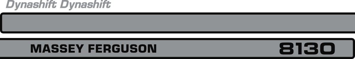 2st stripes 8130 1670x100mm, 2st Dynashift 240x50mm.