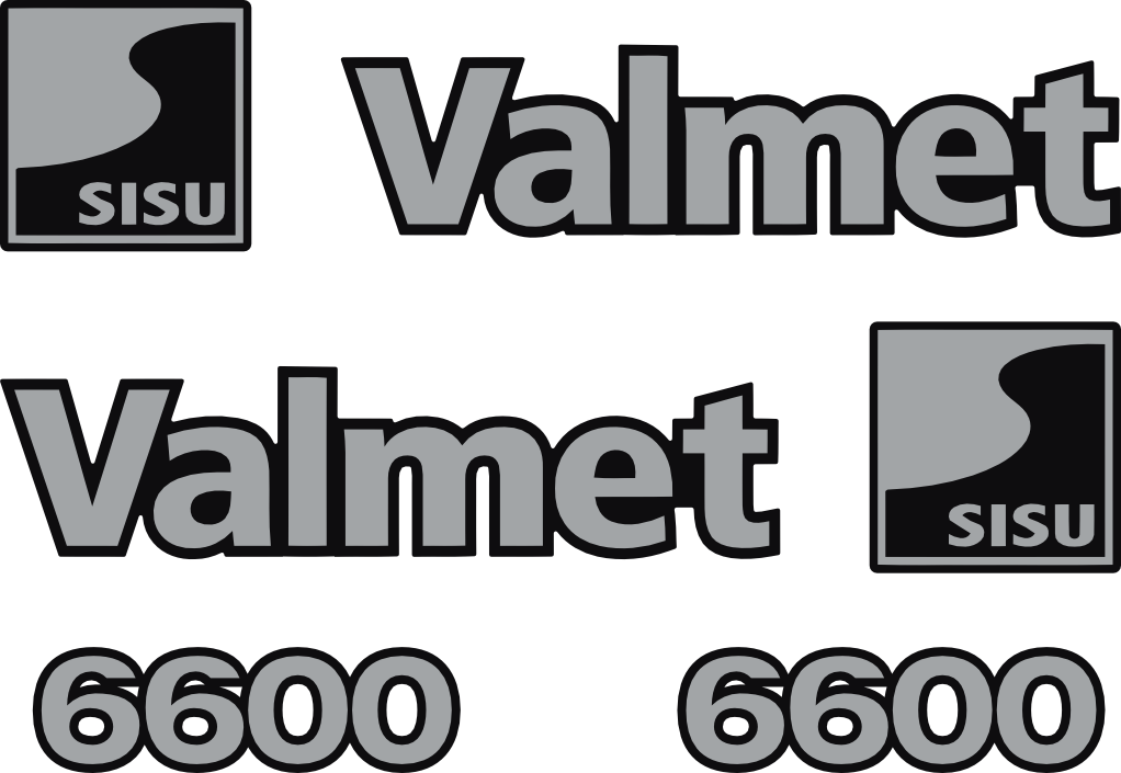 Valmet 6600 komplett reproduktion.