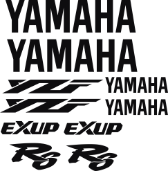 240x244mm Datorskuret dekalkit för minimotos. Går att få i valfri färg.