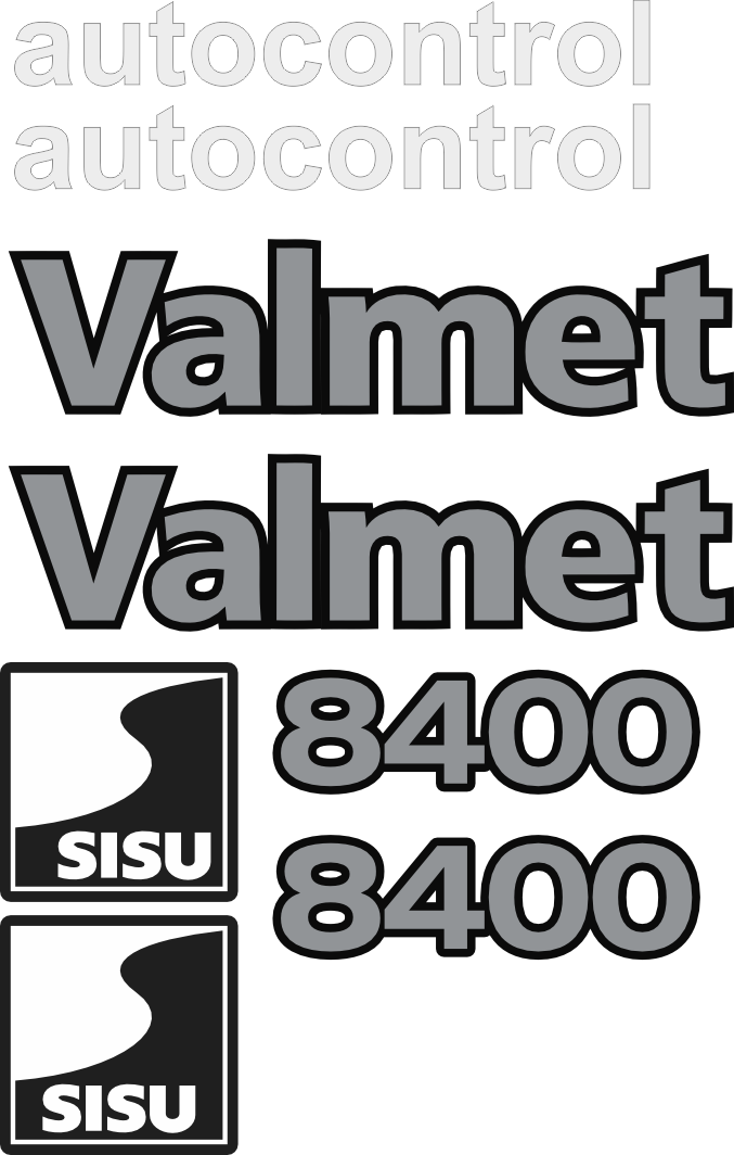 Valmet 8400 komplett reproduktion.