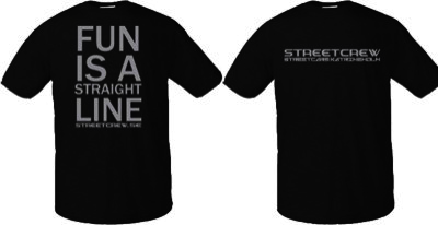 Silvertryck T-shirt med tryck. 180gr kvalitétstshirt.