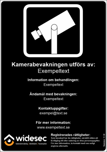 widesec kamerabevakning