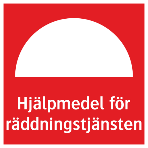 Hjälpmedel  för  räddningstjänsten  