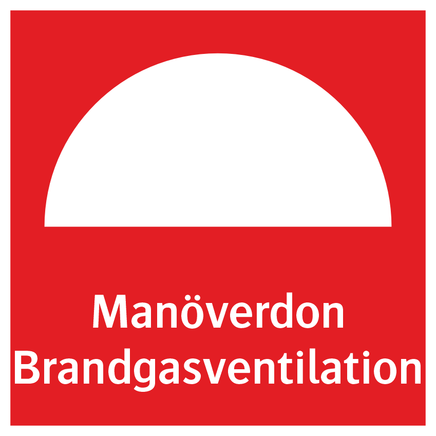 Manöverdon  Brandgasventilation  