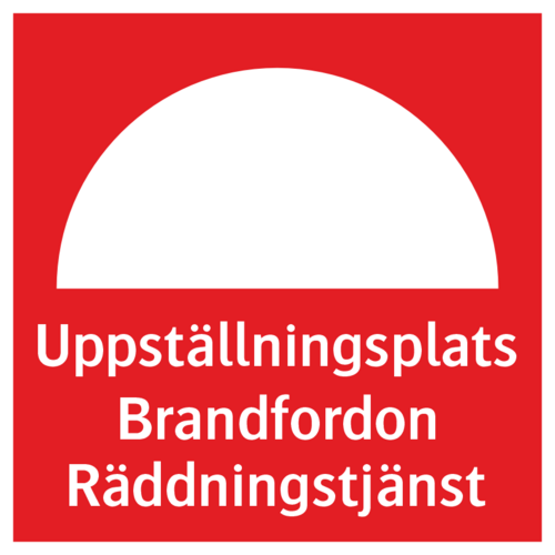 Uppställningsplats  Brandfordon  Räddningstjänst  