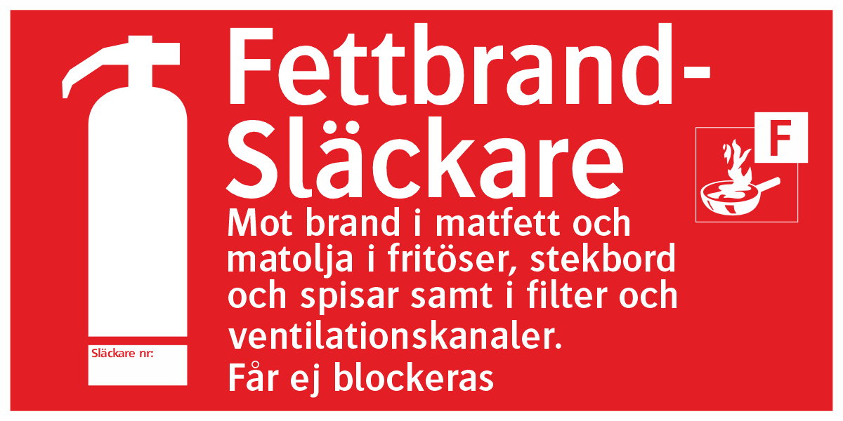 Fettbrandsläckare