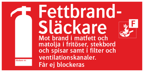 Fettbrandsläckare