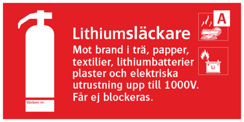 Lithiumsläckare  