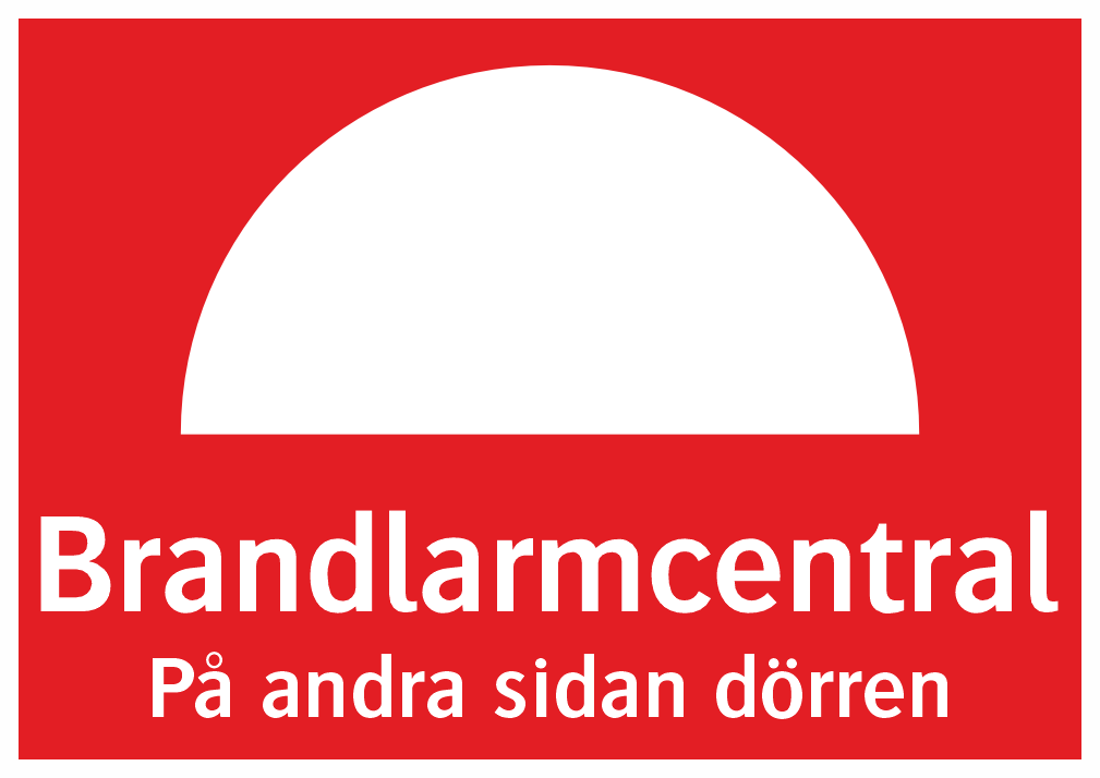 Brandlarmcentral På andra sidan dörren 