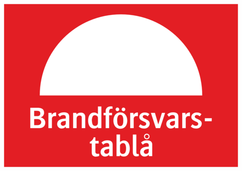 Brandförsvars-tablå  