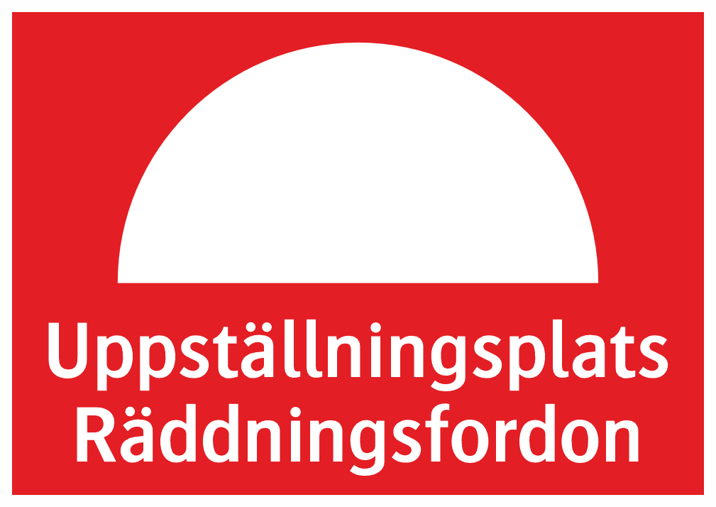 Uppställningsplats  Räddningsfordon  