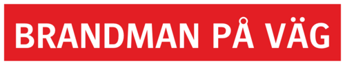 BRANDMAN PÅ VÄG 